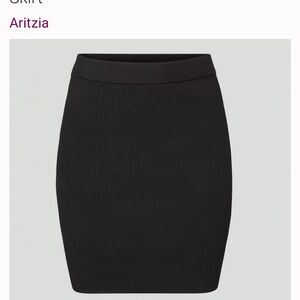 Aritzia Reso Black Skirt XS